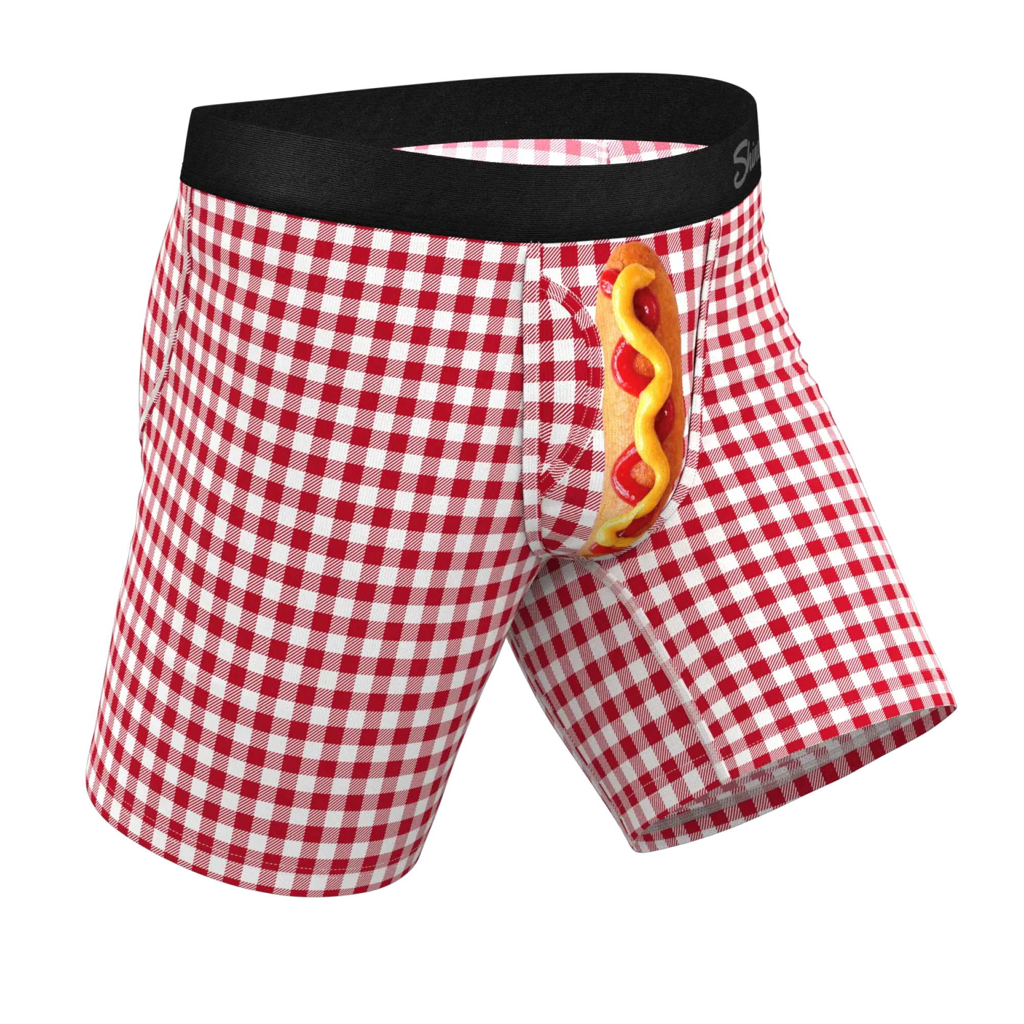 The Hot Diggity | Corn Dog Long Leg Ball Hammock® Pouch Underwear With Fly - Shinesty - Flyclothing LLC