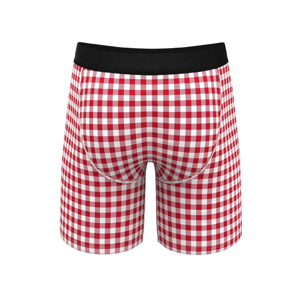 The Hot Diggity | Corn Dog Long Leg Ball Hammock® Pouch Underwear With Fly - Shinesty - Flyclothing LLC