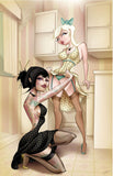 Black Market Art Company Hot In The Kitchen Print