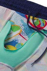 The Hot in Havana | Tropical Navy Ball Hammock® 7 Inch Athletic Shorts