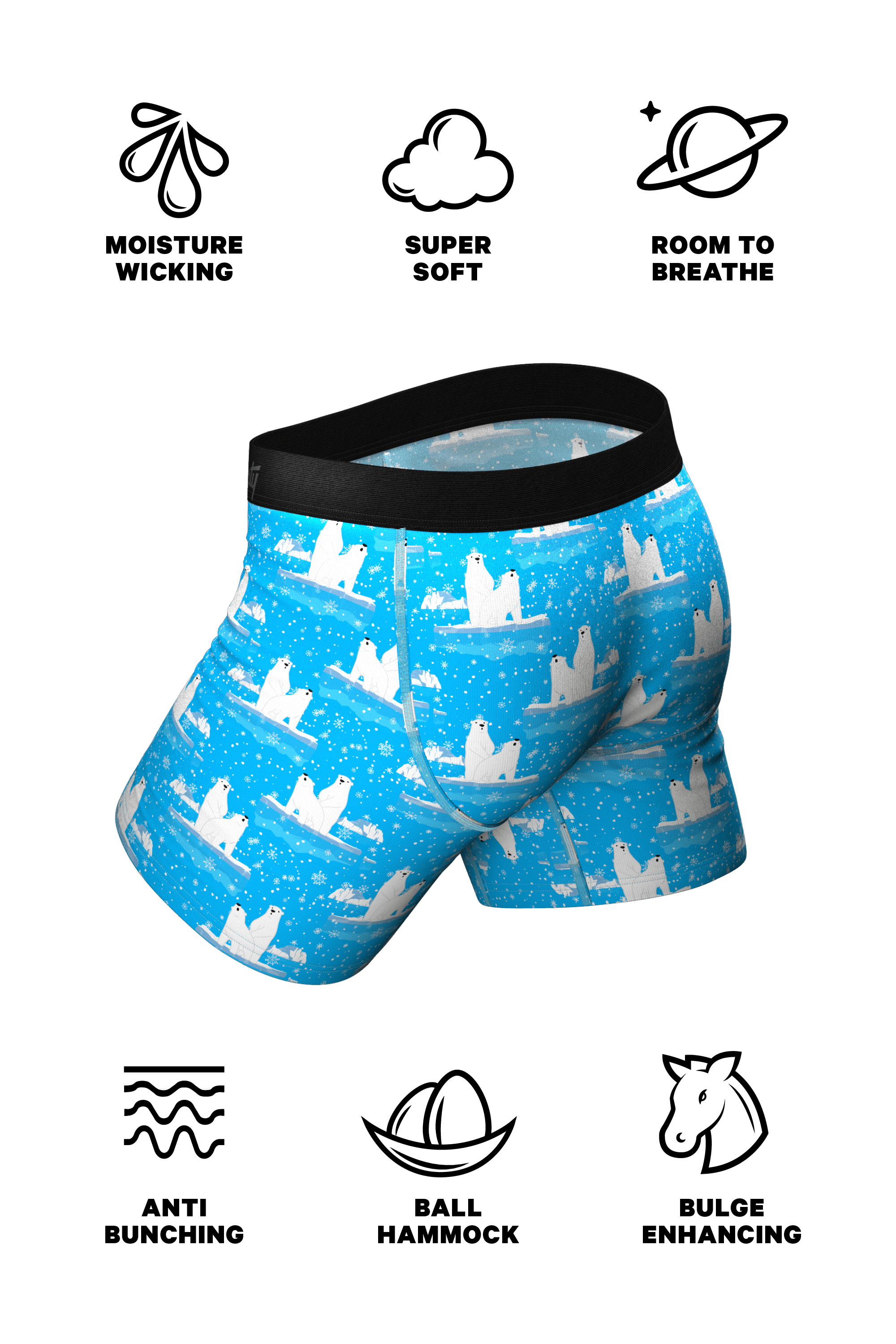 The How Coke Is Made | Polar Bear Ball Hammock® Pouch Underwear - Shinesty