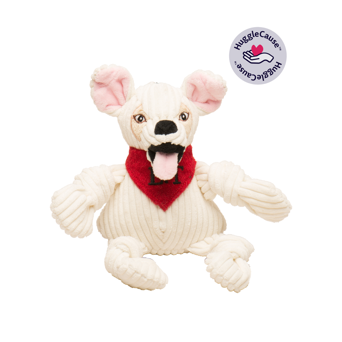 HuggleCause™, Living Free Animal Sanctuary, Little Tyke (L.T.) Knottie® Plush Dog Toy, Small