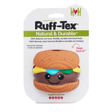 Big Buns Foodies Hamburger Ruff-Tex® Latex Ball Dog Toy - HuggleHounds - Flyclothing LLC