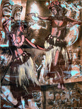 Black Market Art Company Hula Girls Print