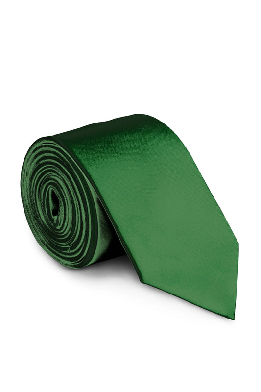 The Hunter | Solid Green Party Tie - Shinesty