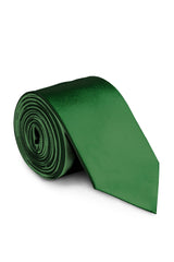 The Hunter | Solid Green Party Tie - Shinesty