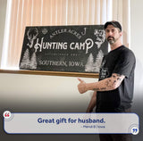Fishing And Hunting Sign III - Tailored Canvases - Flyclothing LLC
