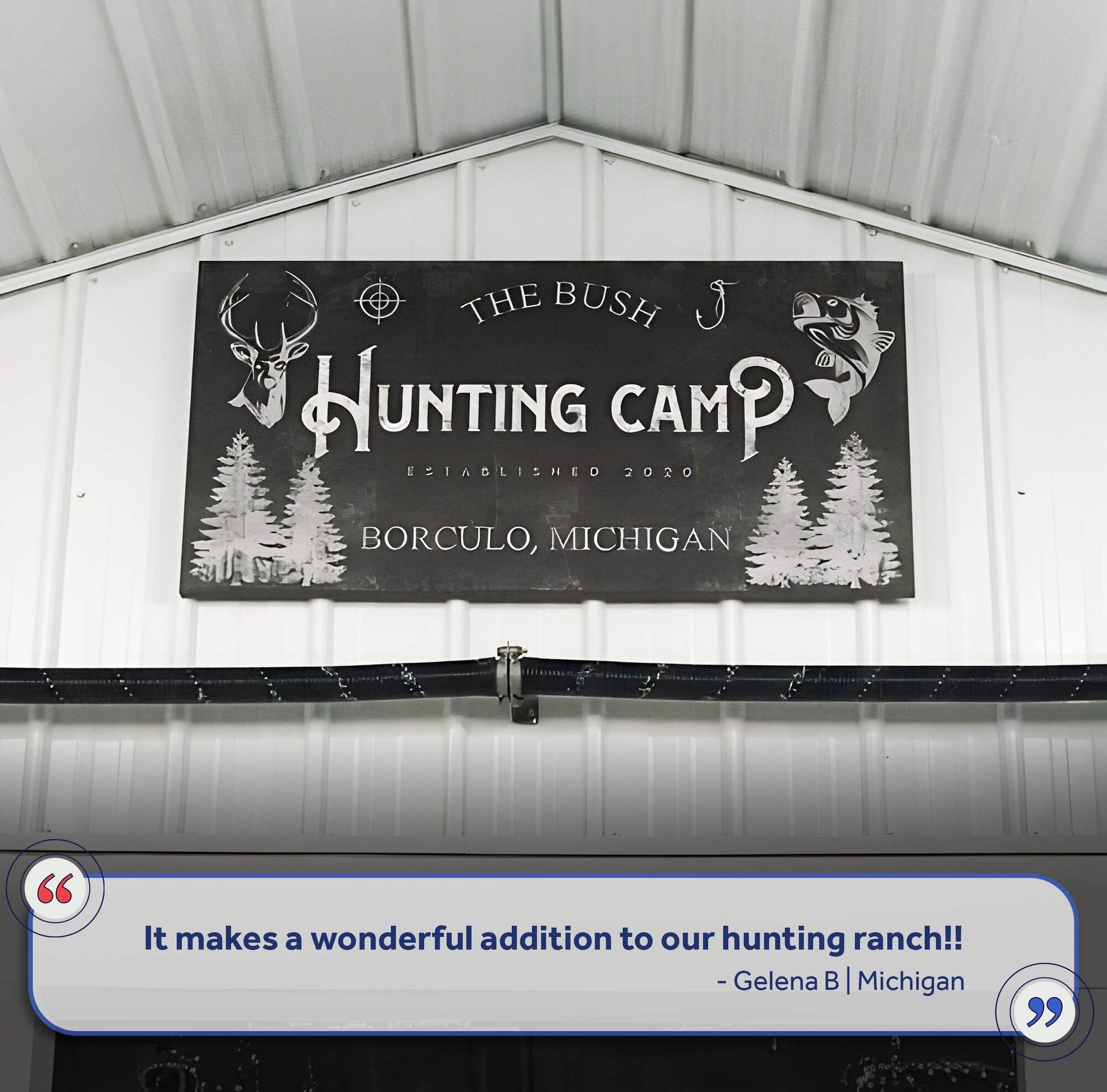 Fishing And Hunting Sign III - Tailored Canvases - Flyclothing LLC