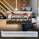 Fishing And Hunting Sign IV - Tailored Canvases - Flyclothing LLC