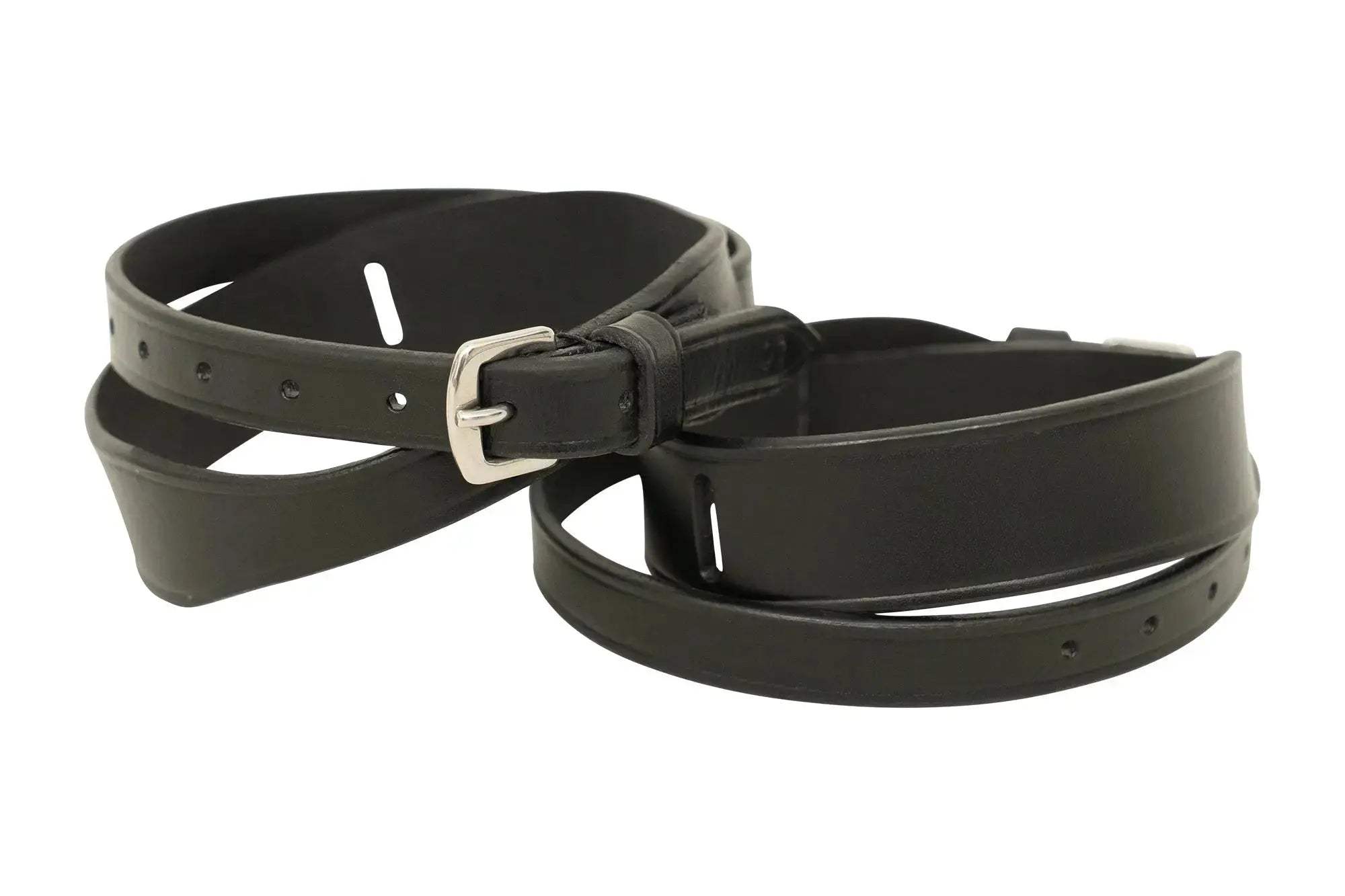 Huntley Equestrian Children's Black Leather Jodhpur Garter Straps - Huntley Equestrian - Flyclothing LLC