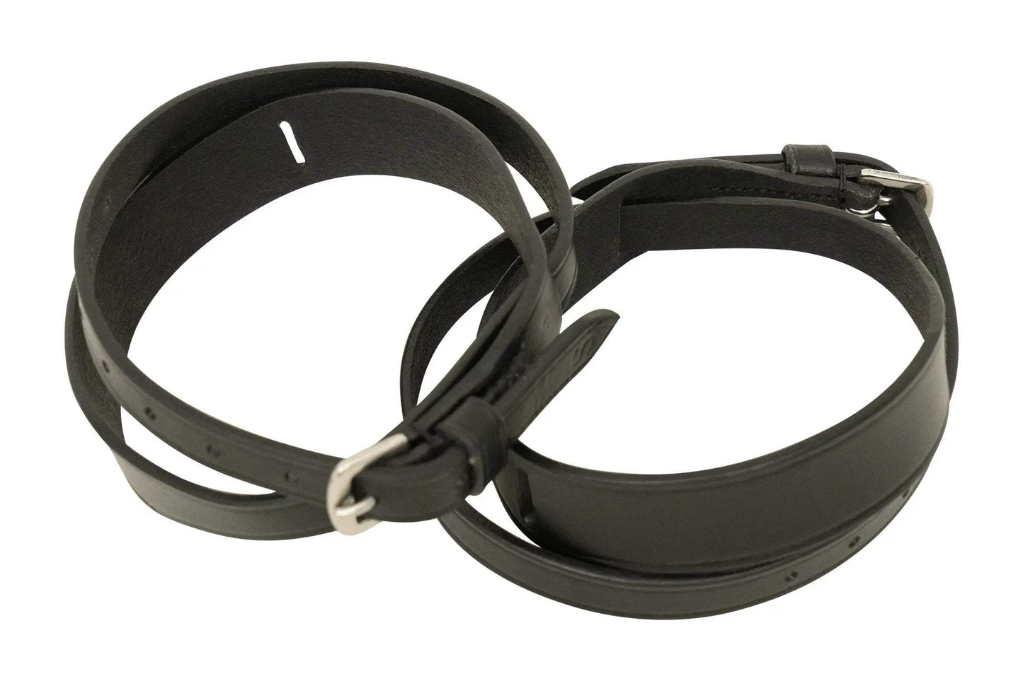 Huntley Equestrian Children's Black Leather Jodhpur Garter Straps - Huntley Equestrian - Flyclothing LLC