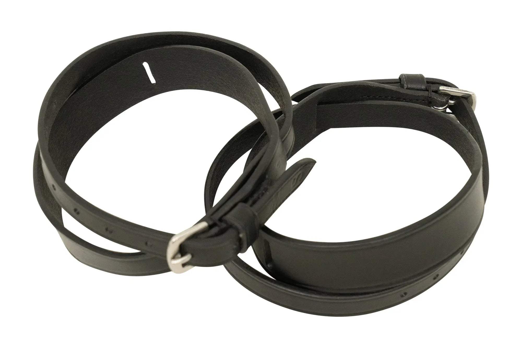 Huntley Equestrian Children's Black Leather Jodhpur Garter Straps - Huntley Equestrian - Flyclothing LLC