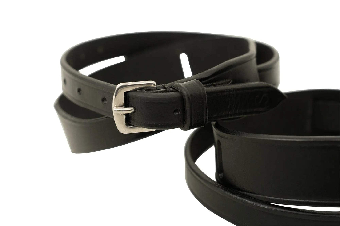 Huntley Equestrian Children's Black Leather Jodhpur Garter Straps - Huntley Equestrian - Flyclothing LLC