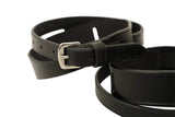 Huntley Equestrian Children's Black Leather Jodhpur Garter Straps - Huntley Equestrian - Flyclothing LLC