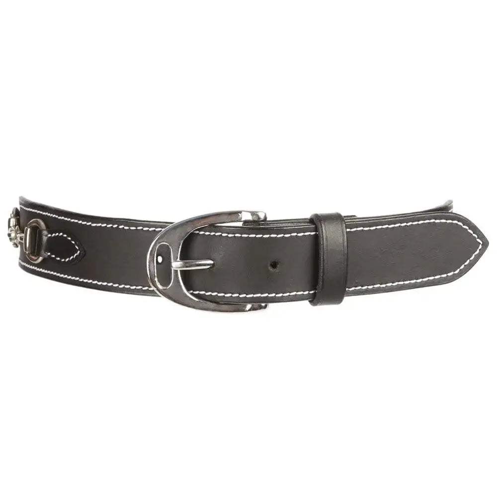 Huntley Equestrian Children's Snaffle Bit Black Leather Belt - Huntley Equestrian - Flyclothing LLC