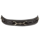 Huntley Equestrian Children's Snaffle Bit Black Leather Belt - Huntley Equestrian - Flyclothing LLC