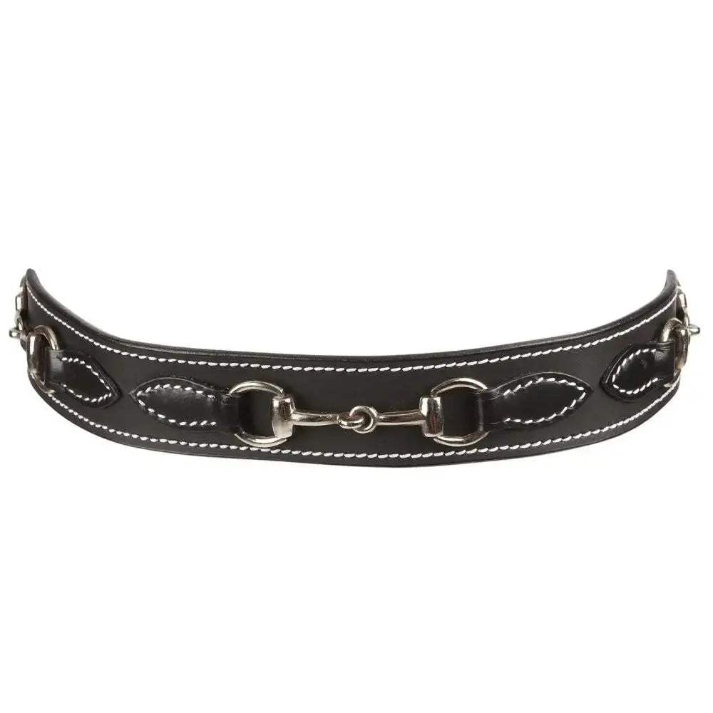 Huntley Equestrian Children's Snaffle Bit Black Leather Belt - Huntley Equestrian - Flyclothing LLC
