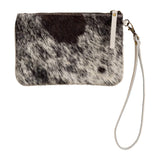 Huntley Equestrian Cowhide Wristlet Handbag Small with Zipper - Huntley Equestrian - Flyclothing LLC