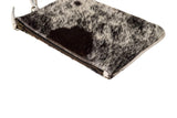 Huntley Equestrian Cowhide Wristlet Handbag Small with Zipper - Huntley Equestrian - Flyclothing LLC