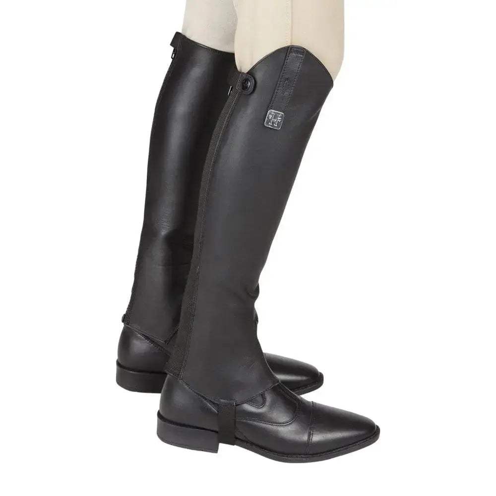 Huntley Equestrian Custom Fit Premium Leather Half Chaps - Huntley Equestrian - Flyclothing LLC