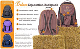 Huntley Equestrian Deluxe Equestrian Backpack - Huntley Equestrian - Flyclothing LLC