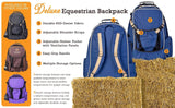 Huntley Equestrian Deluxe Equestrian Backpack - Huntley Equestrian - Flyclothing LLC