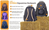 Huntley Equestrian Deluxe Equestrian Backpack - Huntley Equestrian - Flyclothing LLC