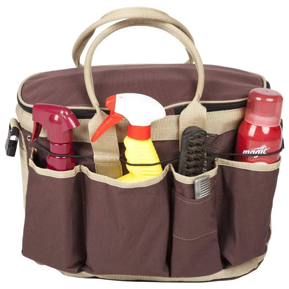 Huntley Equestrian Deluxe Grooming Bag, Brown - Huntley Equestrian - Flyclothing LLC