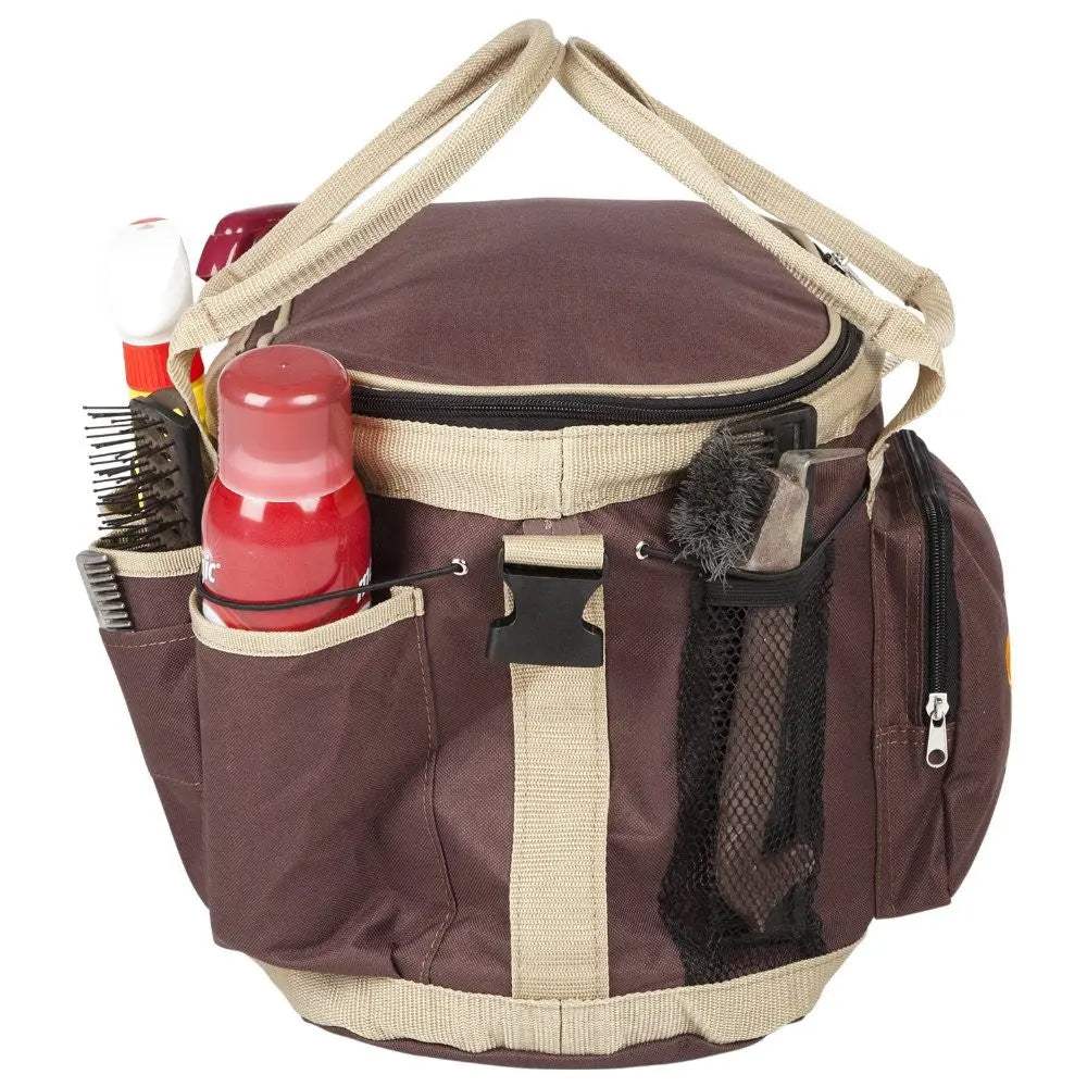 Huntley Equestrian Deluxe Grooming Bag, Brown - Huntley Equestrian - Flyclothing LLC