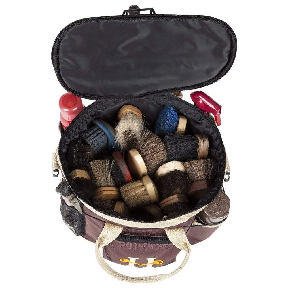 Huntley Equestrian Deluxe Grooming Bag, Brown - Huntley Equestrian - Flyclothing LLC