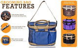 Huntley Equestrian Deluxe Grooming Bag, Brown - Huntley Equestrian - Flyclothing LLC