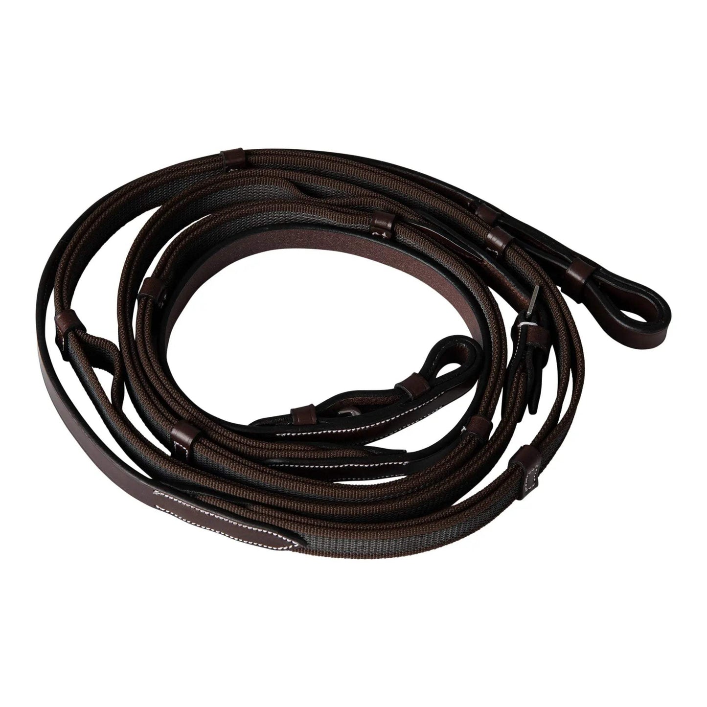 Huntley Equestrian Double Layer Web Grip Reins - Huntley Equestrian - Flyclothing LLC