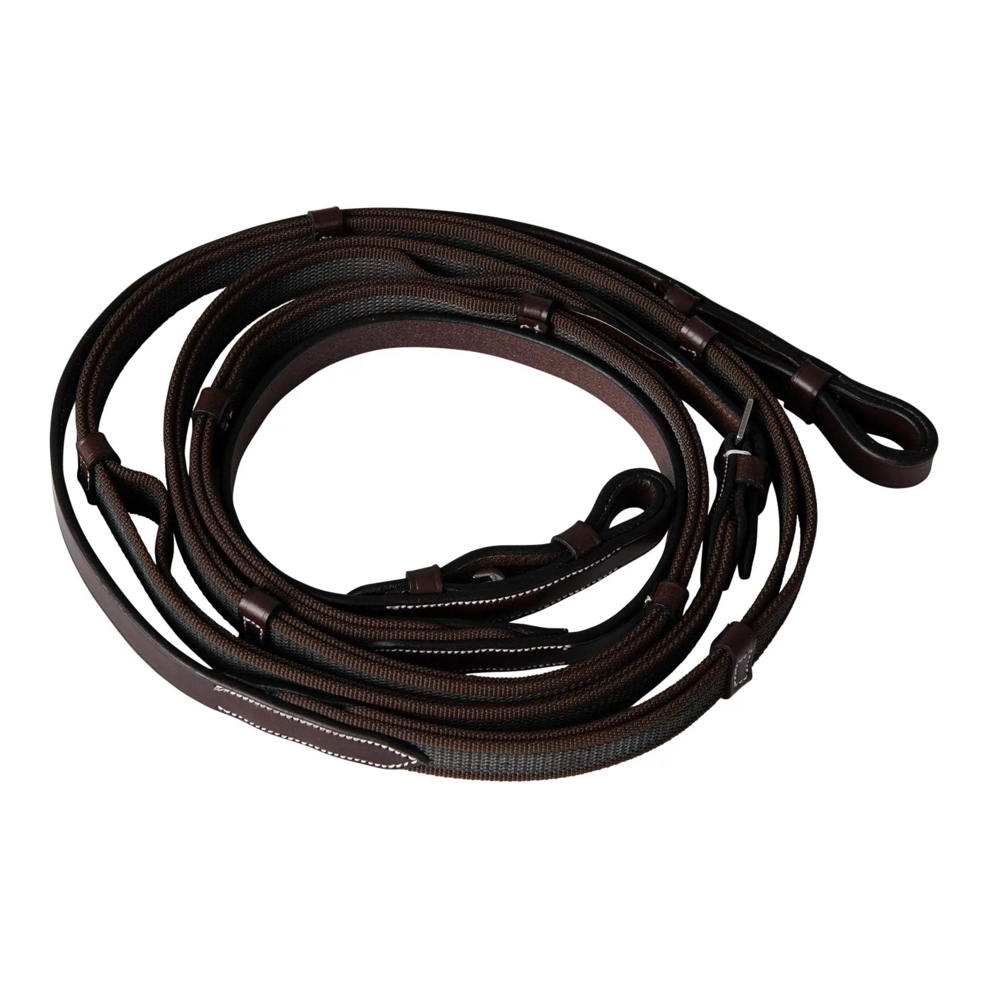 Huntley Equestrian Double Layer Web Grip Reins - Huntley Equestrian - Flyclothing LLC