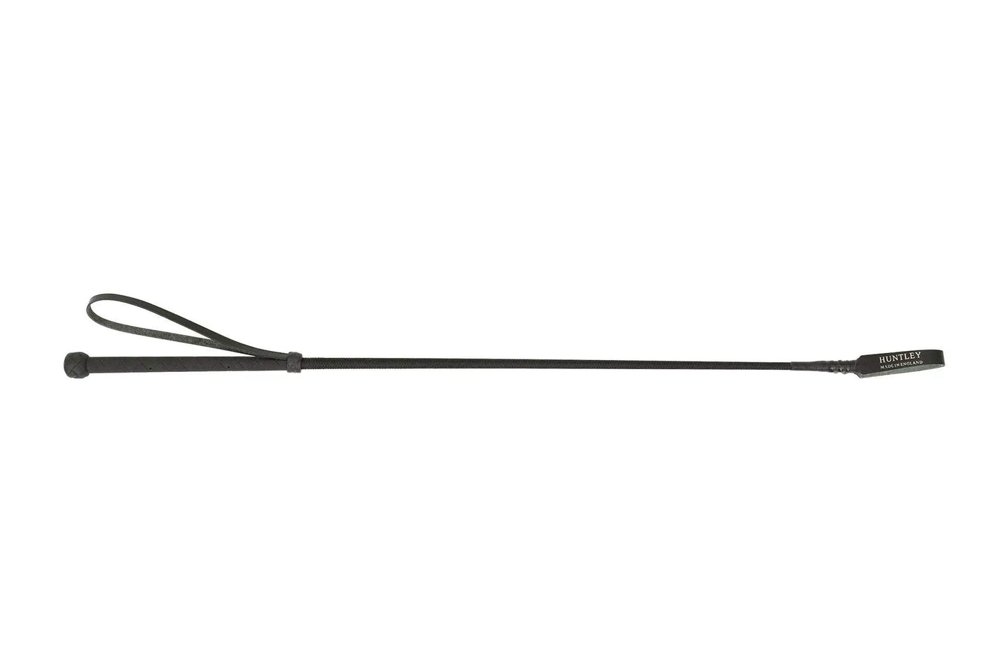 Huntley Equestrian English Riding Crop with Handle, 26" Inches, Black - Huntley Equestrian - Flyclothing LLC