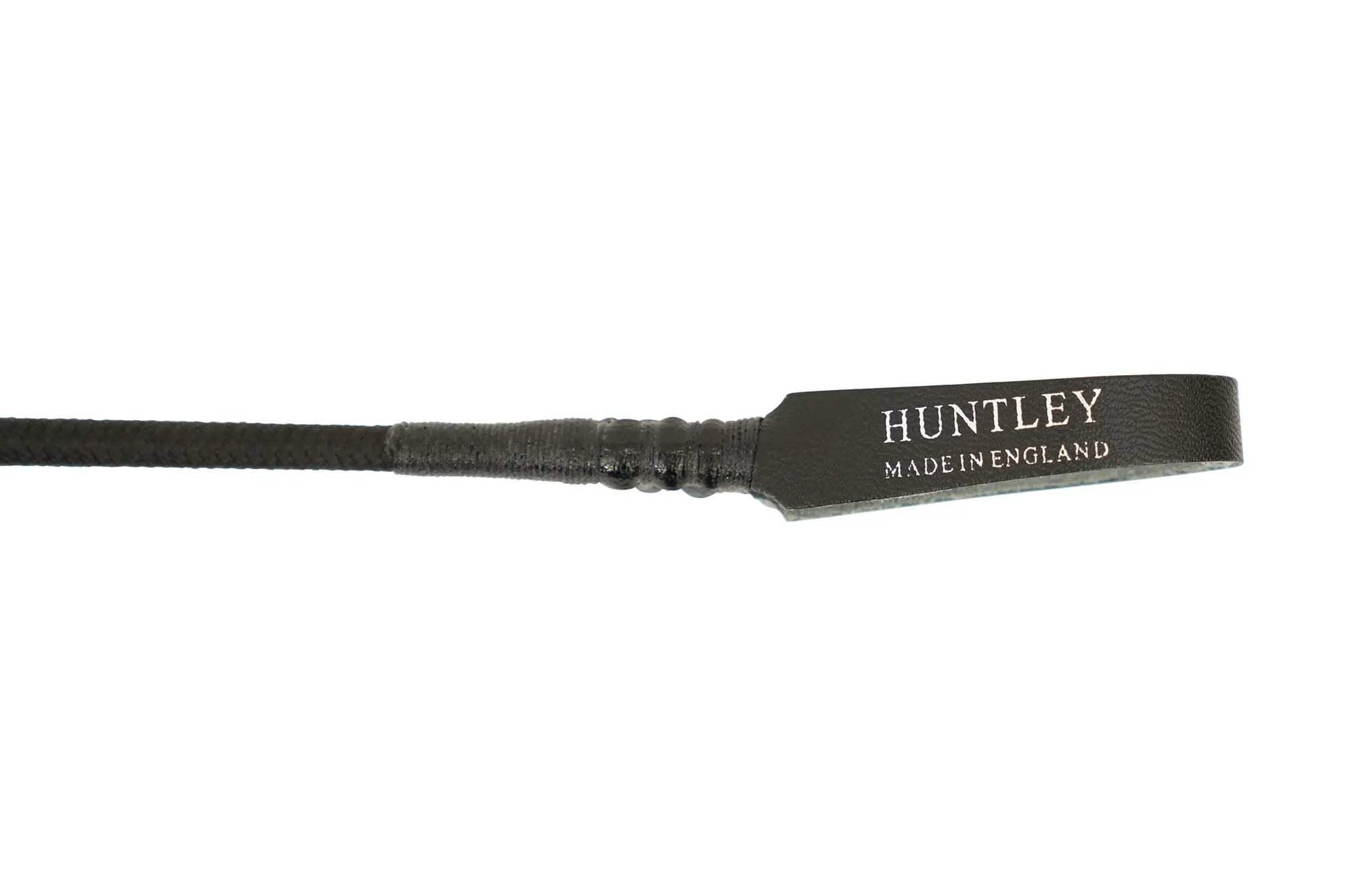 Huntley Equestrian English Riding Crop with Handle, 26" Inches, Black - Huntley Equestrian - Flyclothing LLC