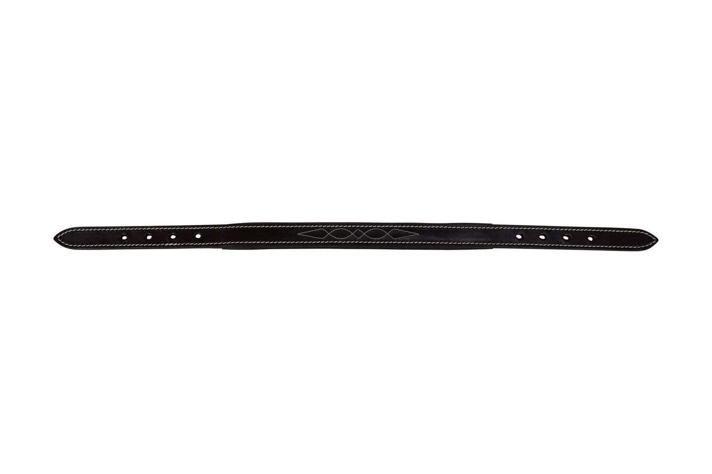 Huntley Equestrian Fancy Stitched Leather Halter Replacement Crown Piece - Huntley Equestrian - Flyclothing LLC