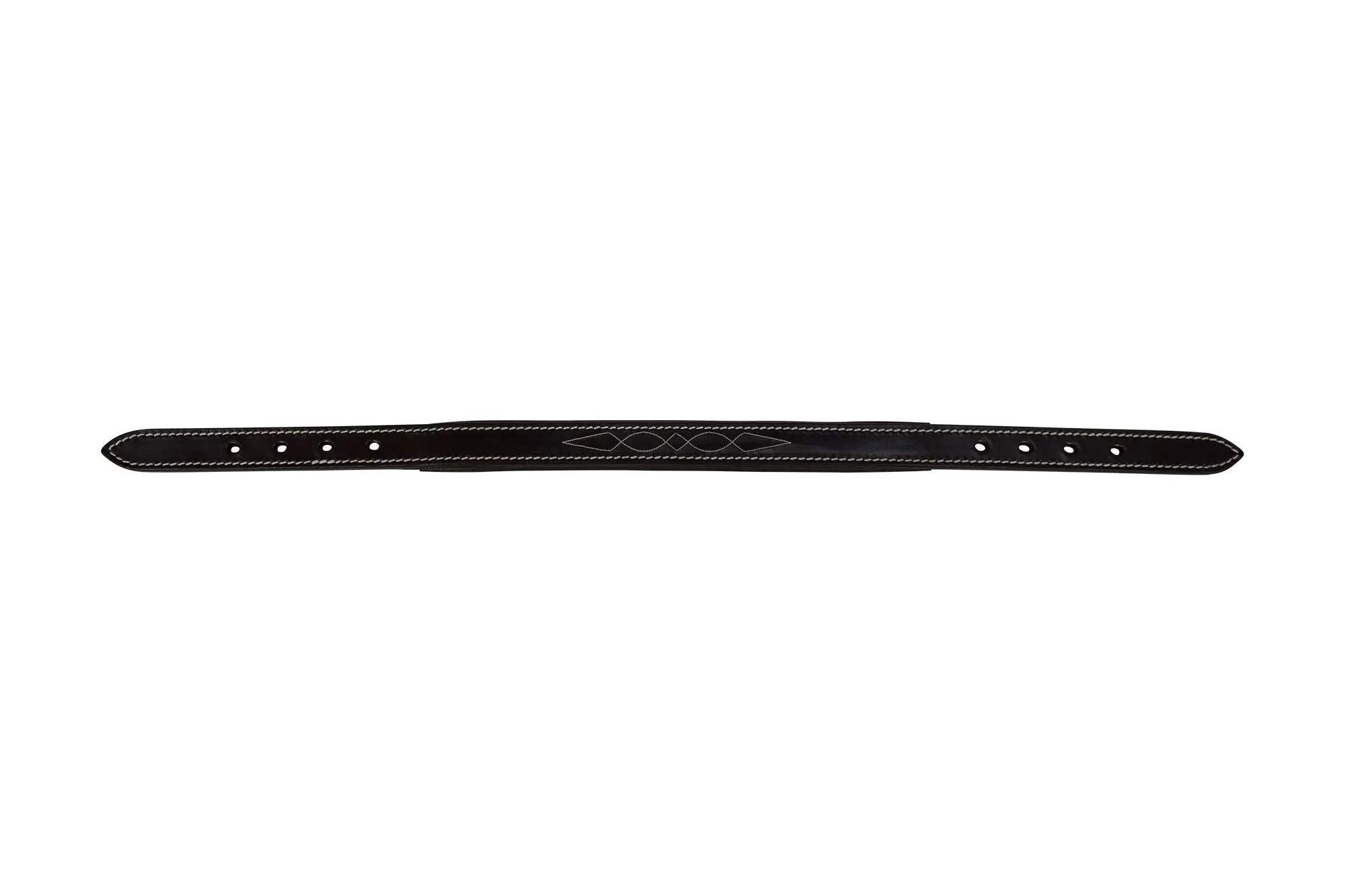 Huntley Equestrian Fancy Stitched Leather Halter Replacement Crown Piece - Huntley Equestrian - Flyclothing LLC