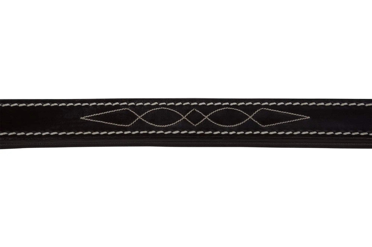 Huntley Equestrian Fancy Stitched Leather Halter Replacement Crown Piece - Huntley Equestrian - Flyclothing LLC