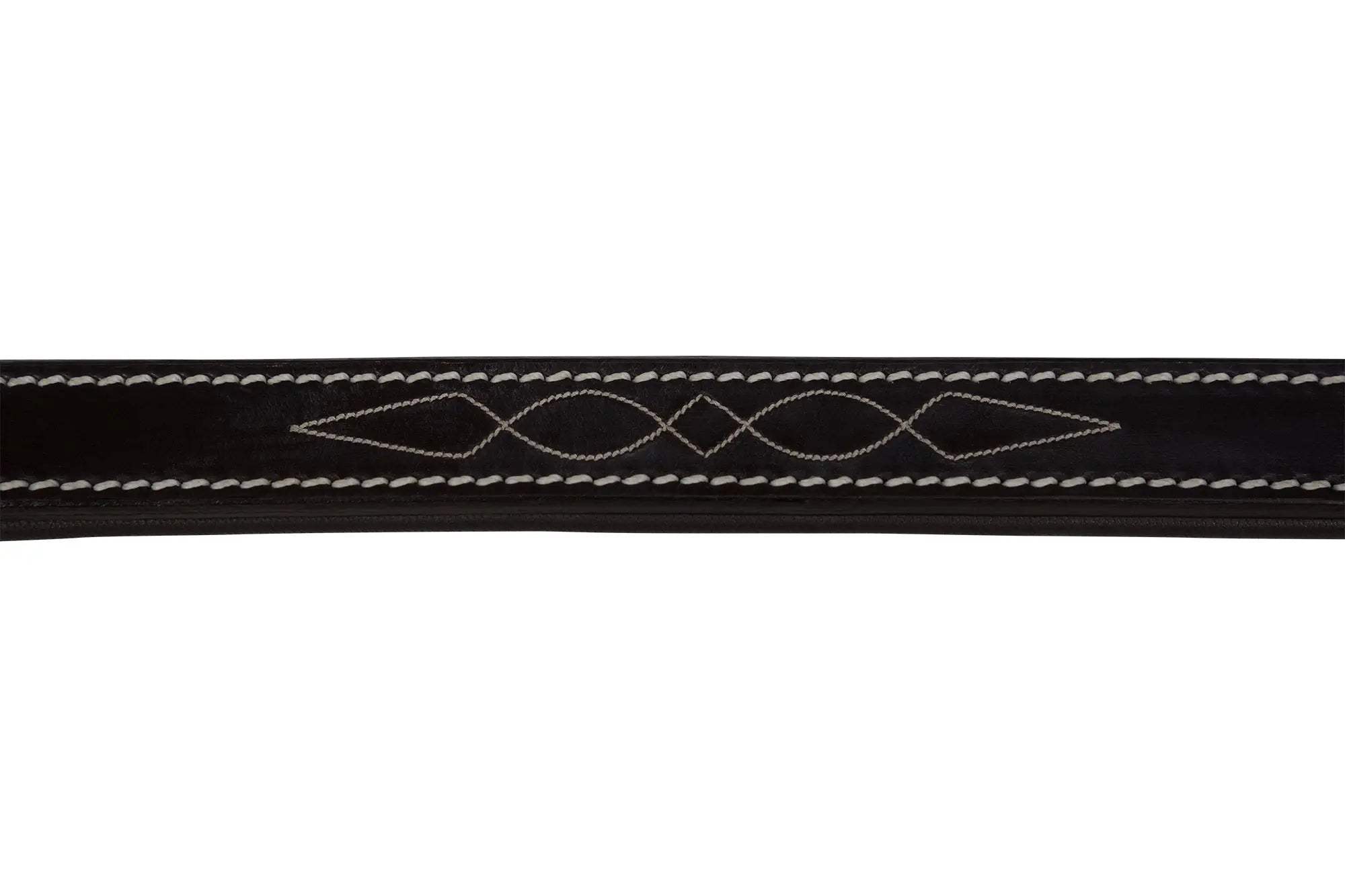 Huntley Equestrian Fancy Stitched Leather Halter Replacement Crown Piece - Huntley Equestrian - Flyclothing LLC