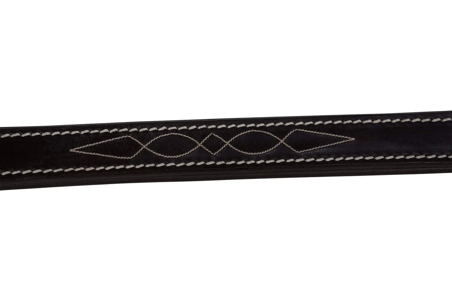 Huntley Equestrian Fancy Stitched Leather Halter Replacement Crown Piece - Huntley Equestrian - Flyclothing LLC