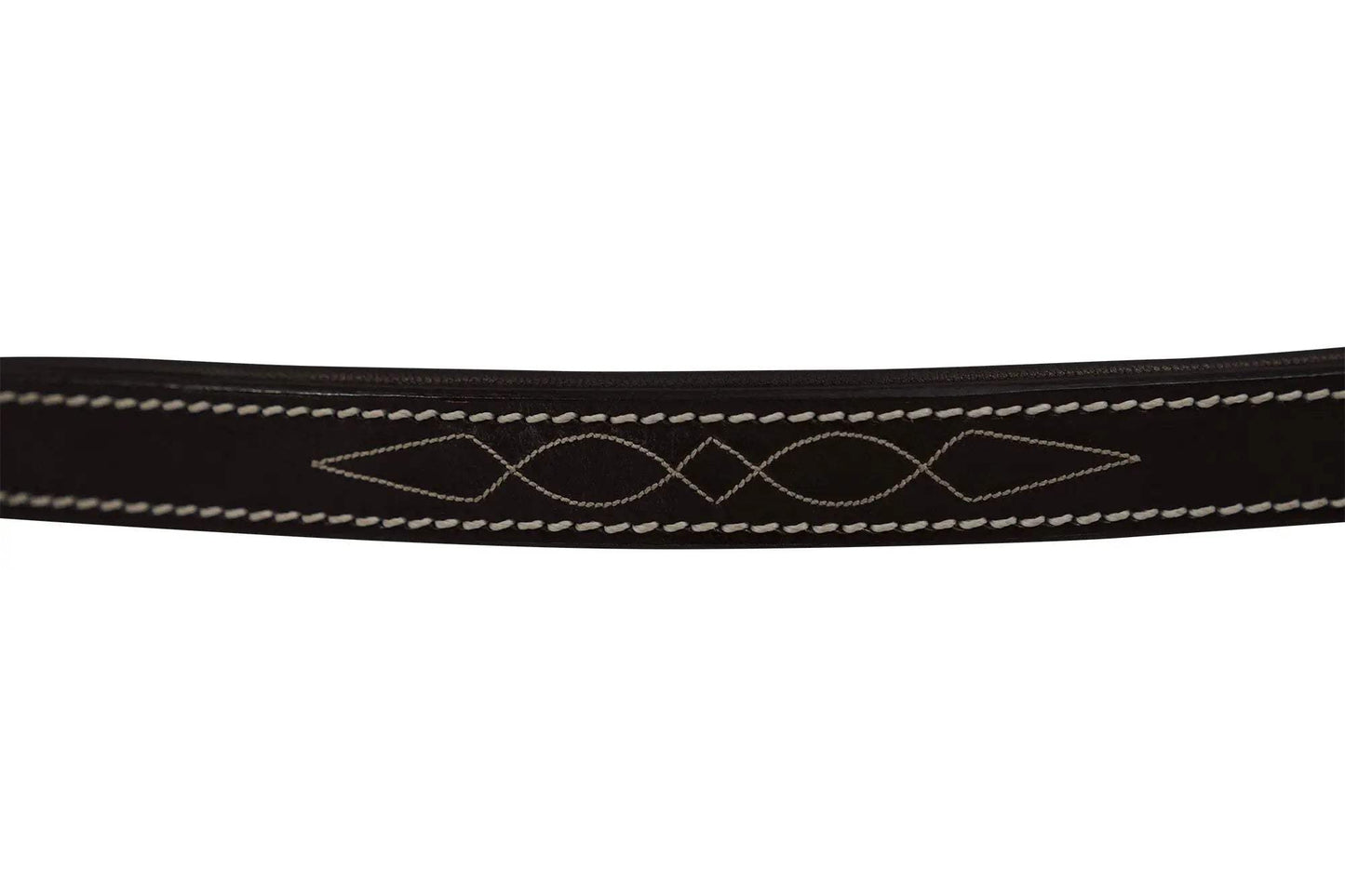 Huntley Equestrian Fancy Stitched Leather Halter Replacement Crown Piece - Huntley Equestrian - Flyclothing LLC