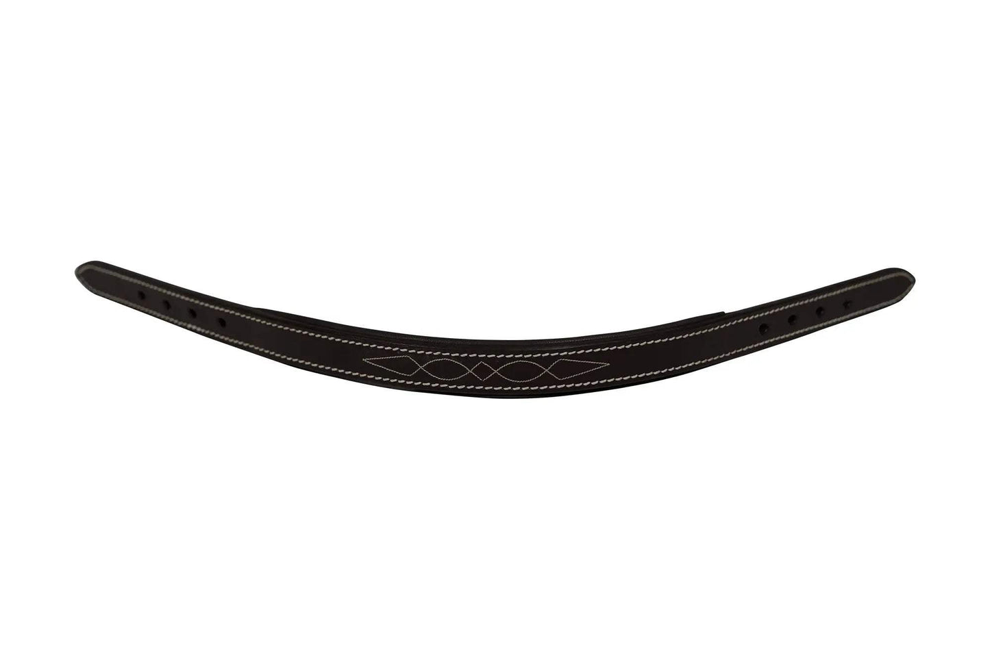 Huntley Equestrian Fancy Stitched Leather Halter Replacement Crown Piece - Huntley Equestrian - Flyclothing LLC