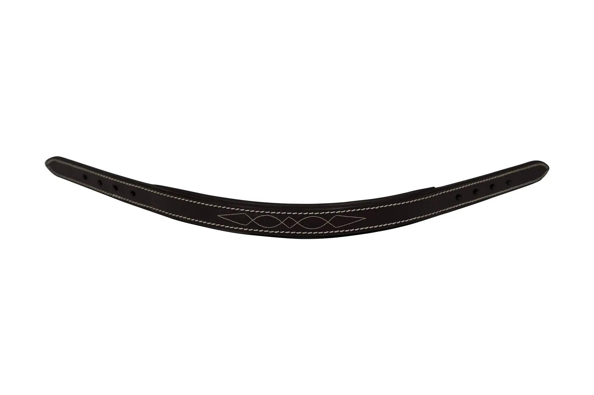 Huntley Equestrian Fancy Stitched Leather Halter Replacement Crown Piece - Huntley Equestrian - Flyclothing LLC