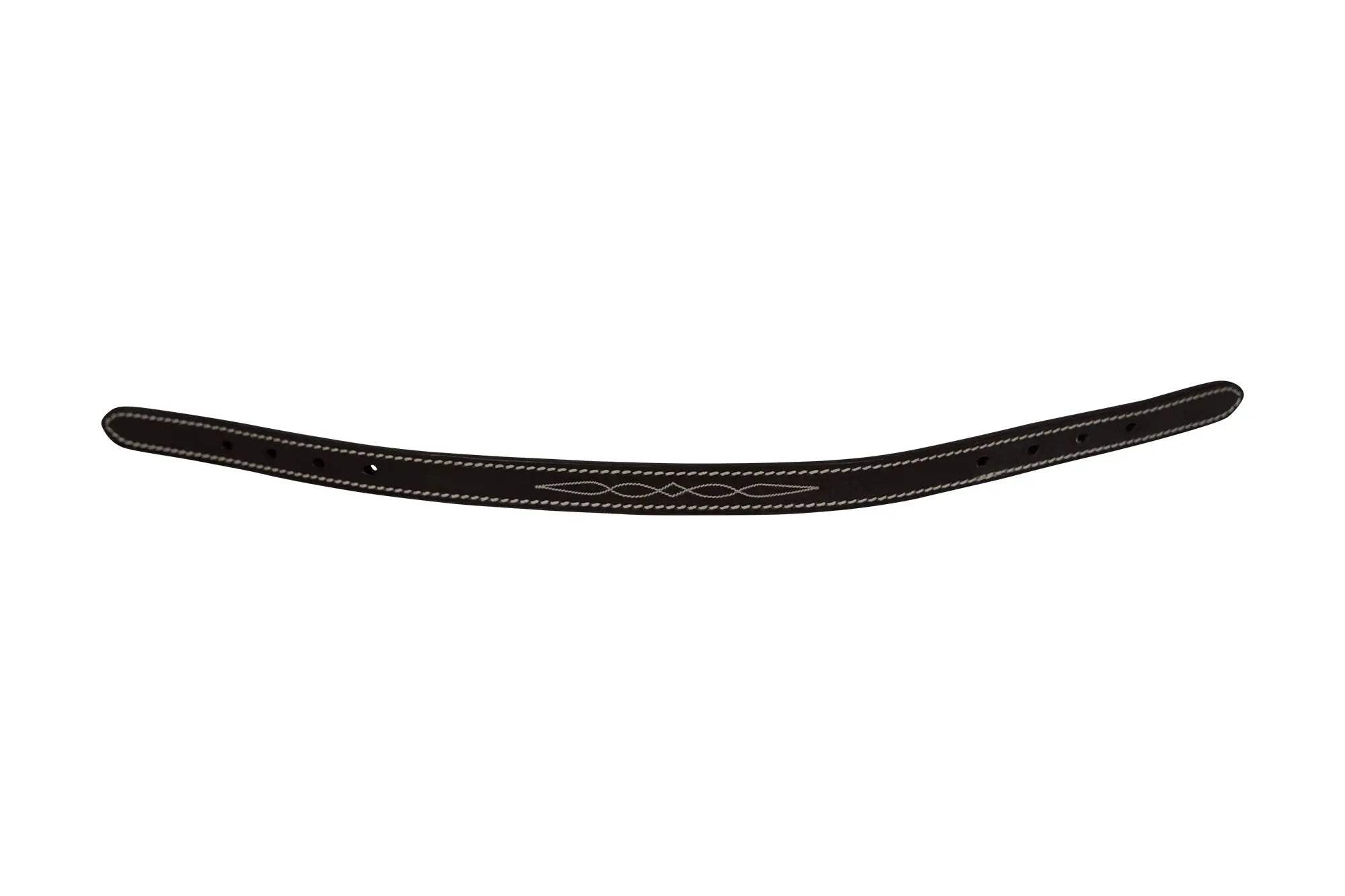 Huntley Equestrian Fancy Stitched Leather Pony Halter Replacement Crown - Huntley Equestrian - Flyclothing LLC
