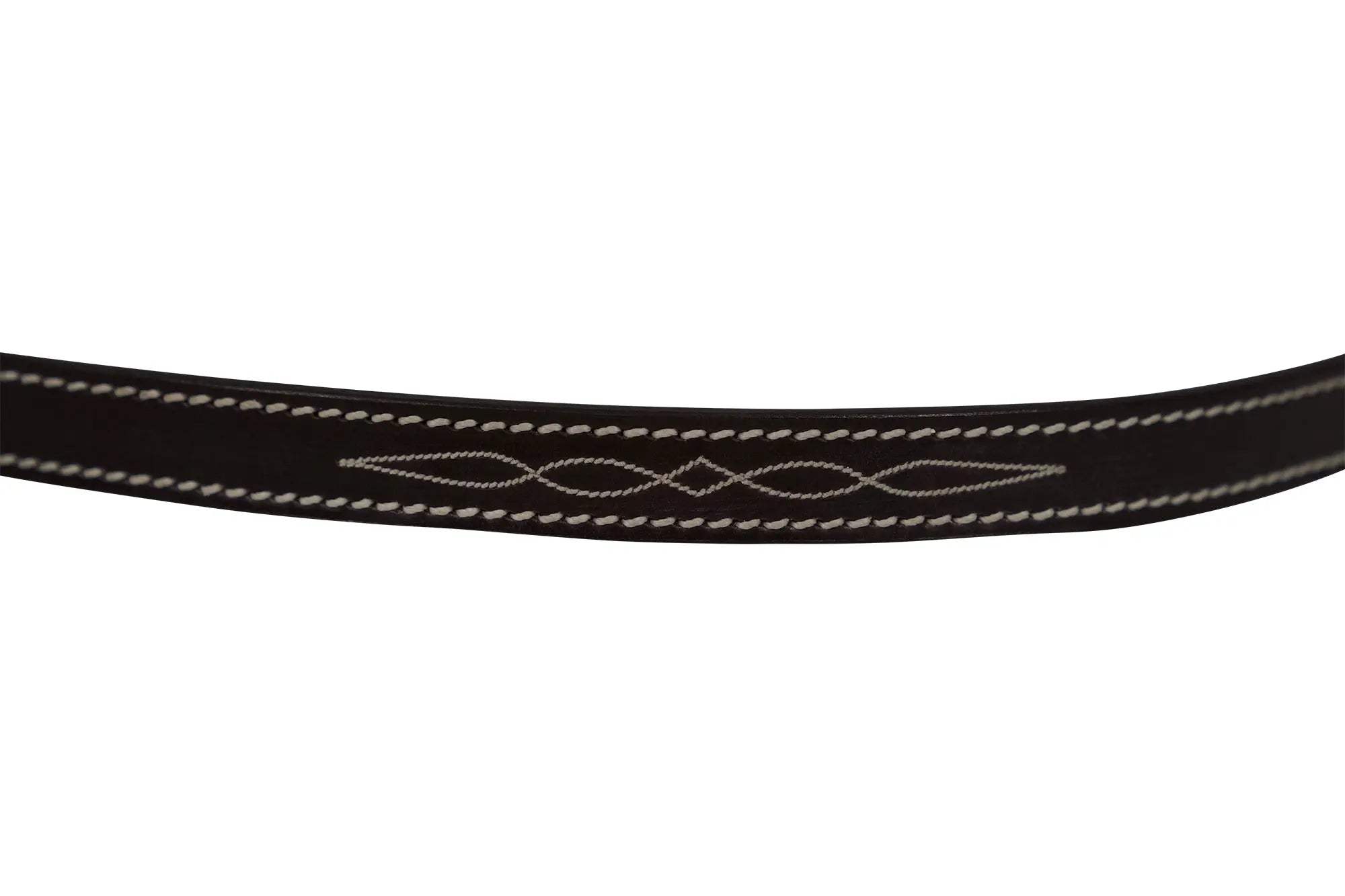 Huntley Equestrian Fancy Stitched Leather Pony Halter Replacement Crown - Huntley Equestrian - Flyclothing LLC
