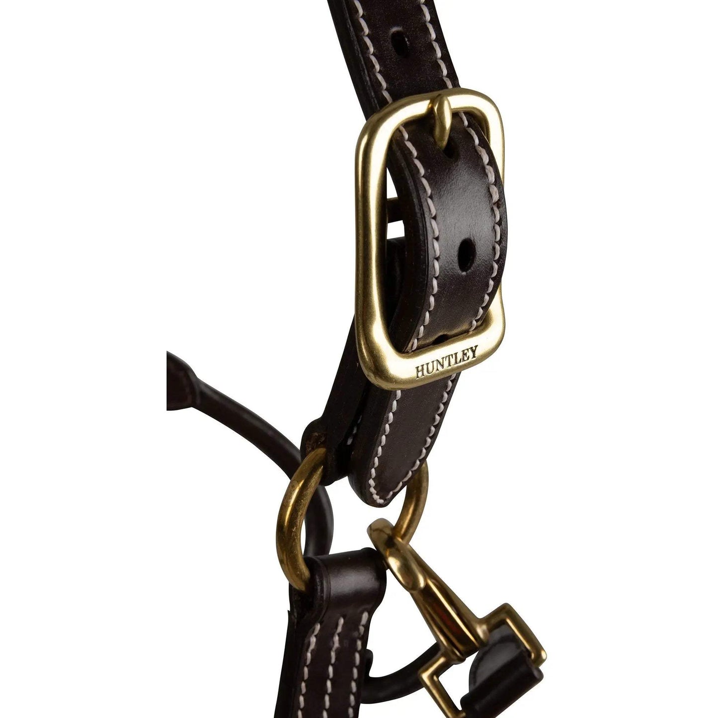 Huntley Equestrian Fancy Stitched Premium Leather Padded Halter - Huntley Equestrian - Flyclothing LLC