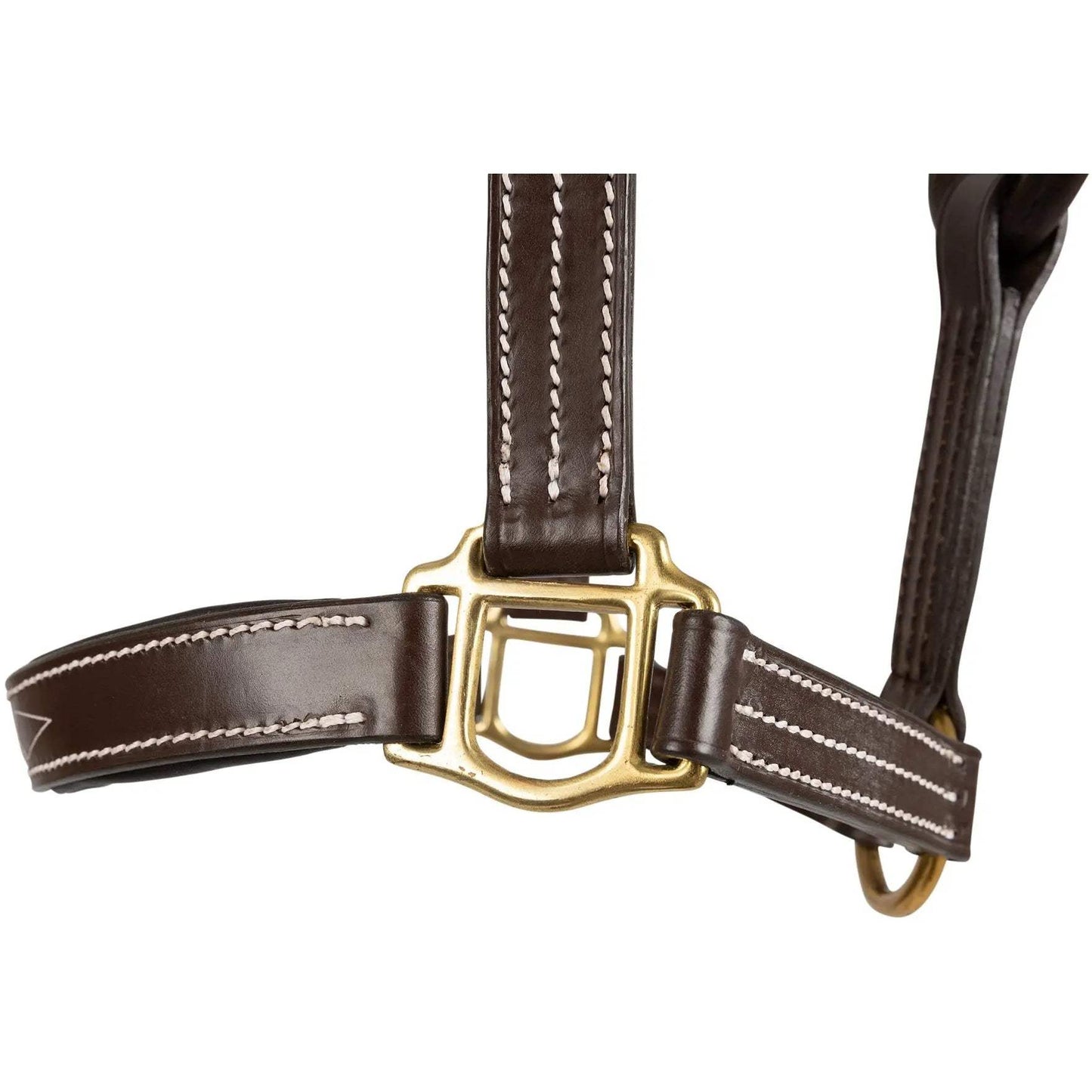 Huntley Equestrian Fancy Stitched Premium Leather Padded Halter - Huntley Equestrian - Flyclothing LLC