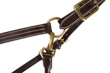 Huntley Equestrian Fancy Stitched Premium Leather Padded Halter - Huntley Equestrian - Flyclothing LLC