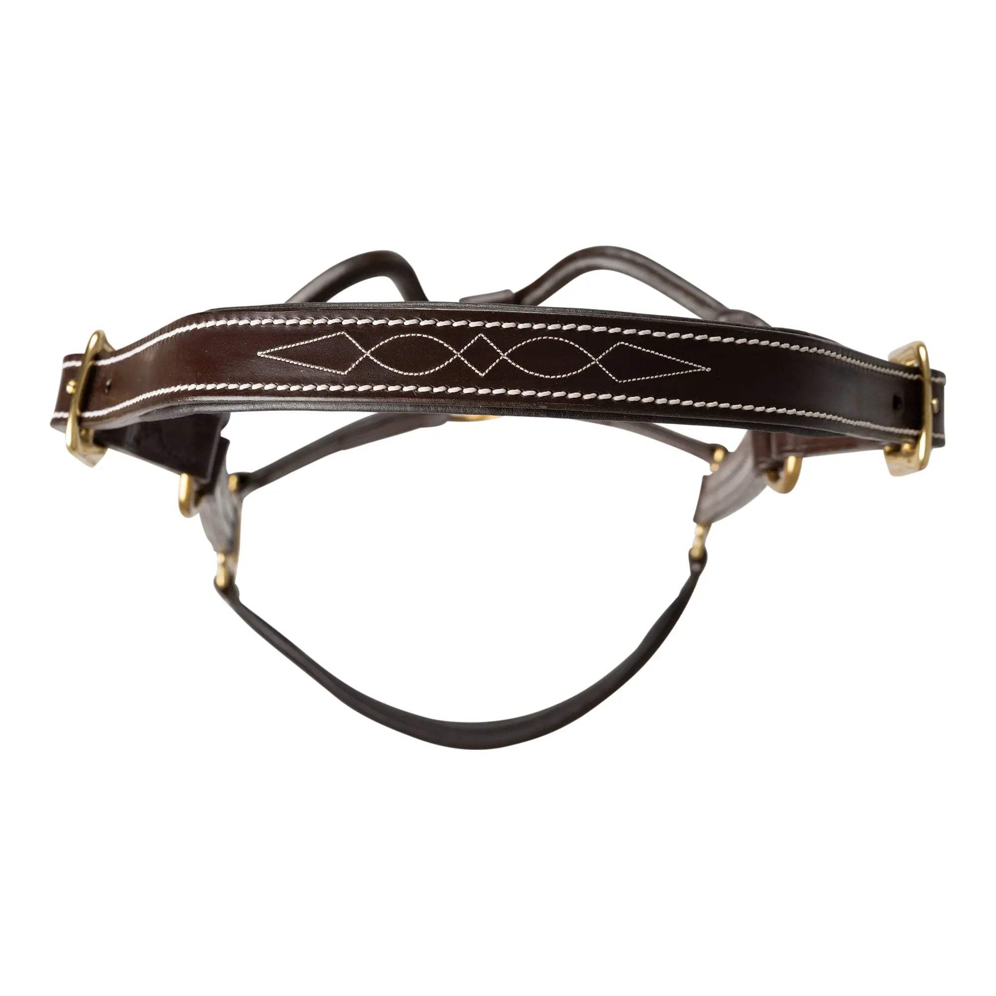 Huntley Equestrian Fancy Stitched Premium Leather Padded Halter - Huntley Equestrian - Flyclothing LLC