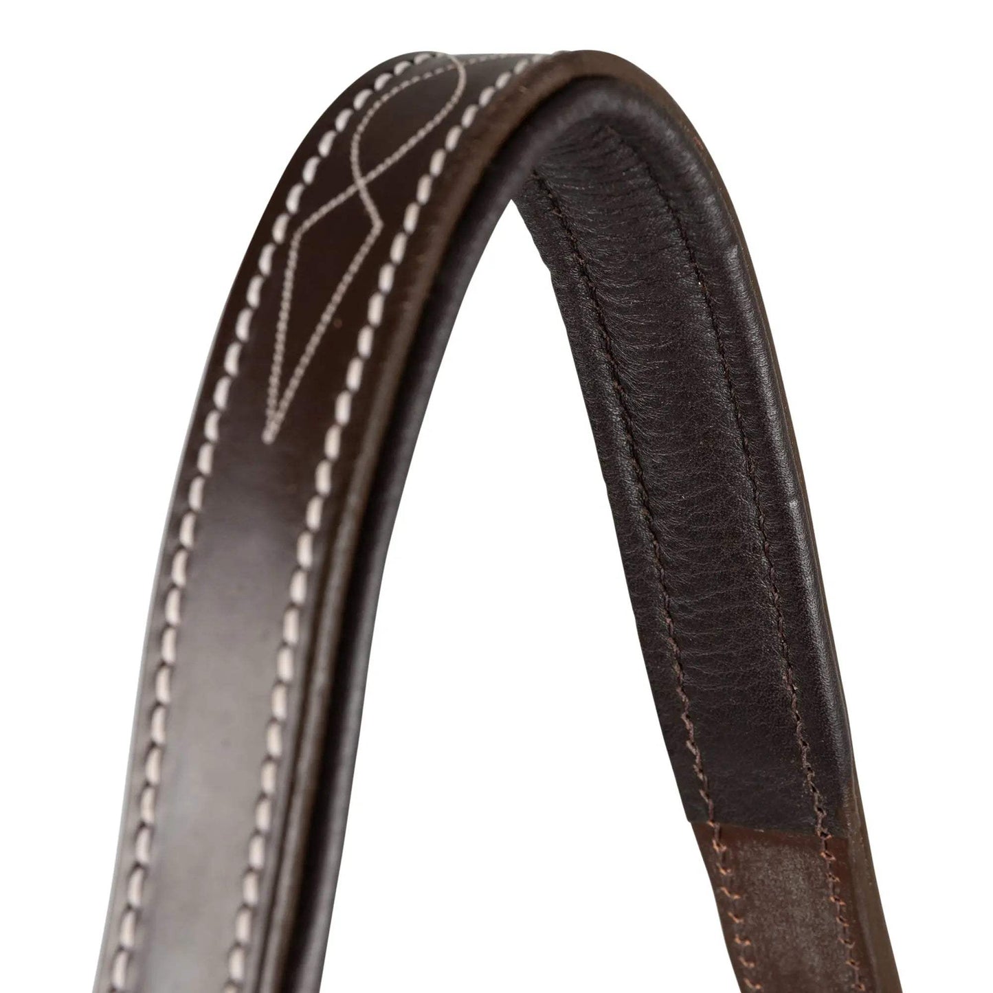 Huntley Equestrian Fancy Stitched Premium Leather Padded Halter - Huntley Equestrian - Flyclothing LLC